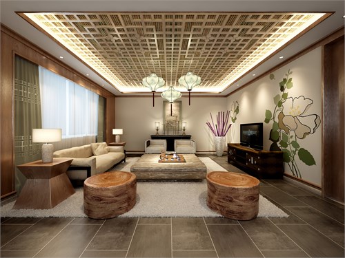 現代新中式別墅裝修工程